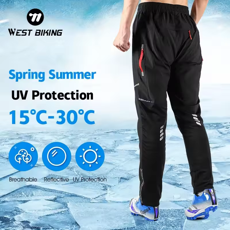 WEST BIKING – pantalon de cyclisme coupe-vent