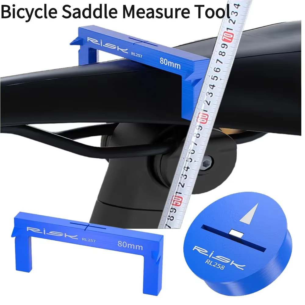 Outil de mesure de la hauteur de selle de vélo vtt