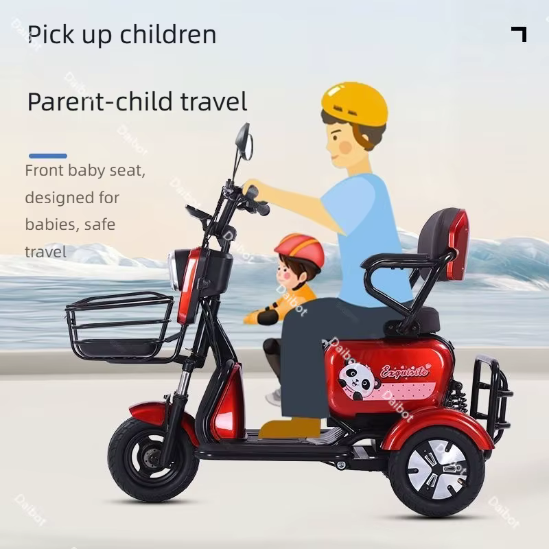 Tricycle électrique pliable pour femmes