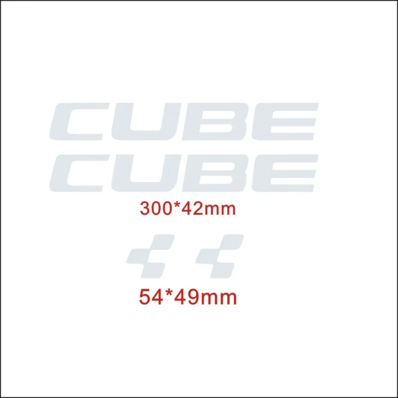 Autocollants décoratifs pour cadre de vélo CUBE