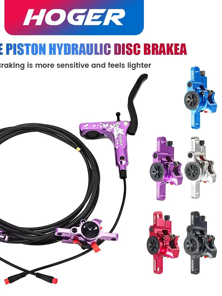 HOGER e-bike vtt jeu de freins à disque hydrauliques électrique E Scooter contrôle de puissance manette de vitesse