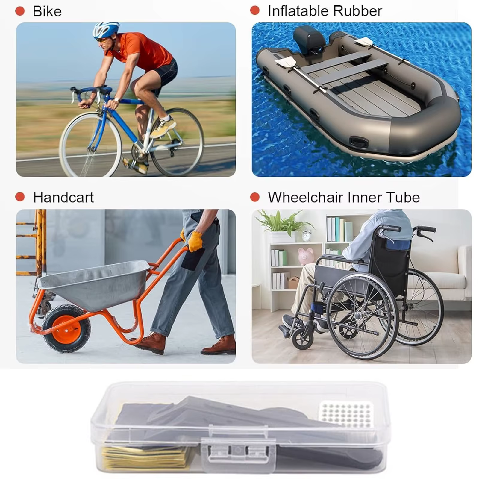 Kit d'outils de réparation de vélo portable 40 pièces