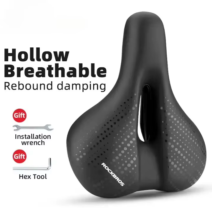 Selles en cuir pour vélo de montagne avec selle