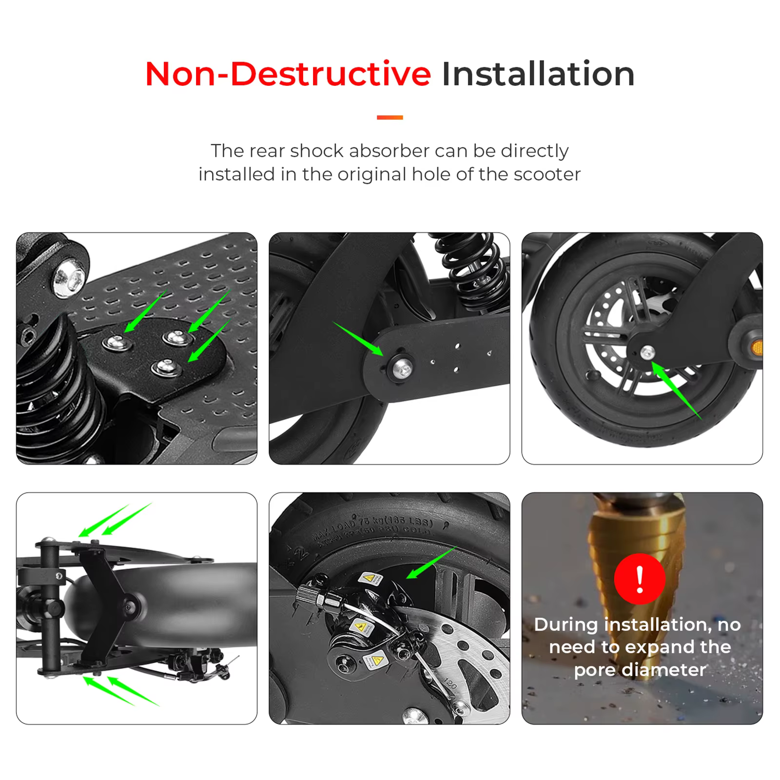 Pour Xiaomi M365 Pro Pro2 1S Scooter électrique Kit de Suspension arrière amélioré amortisseur