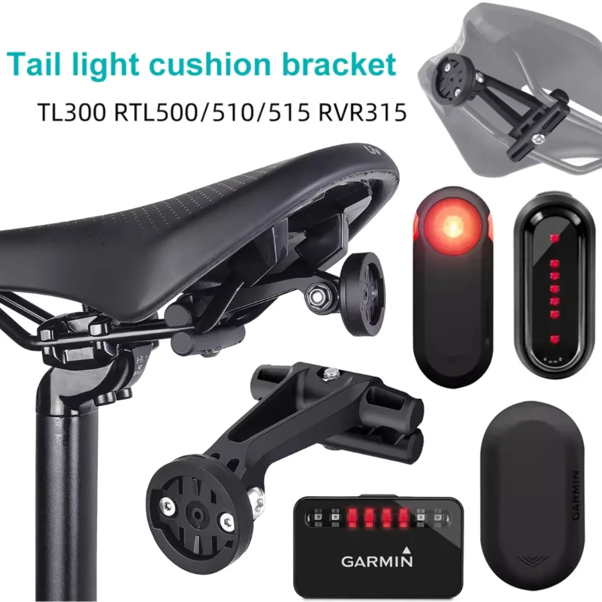Support de selle de feu arrière de vélo