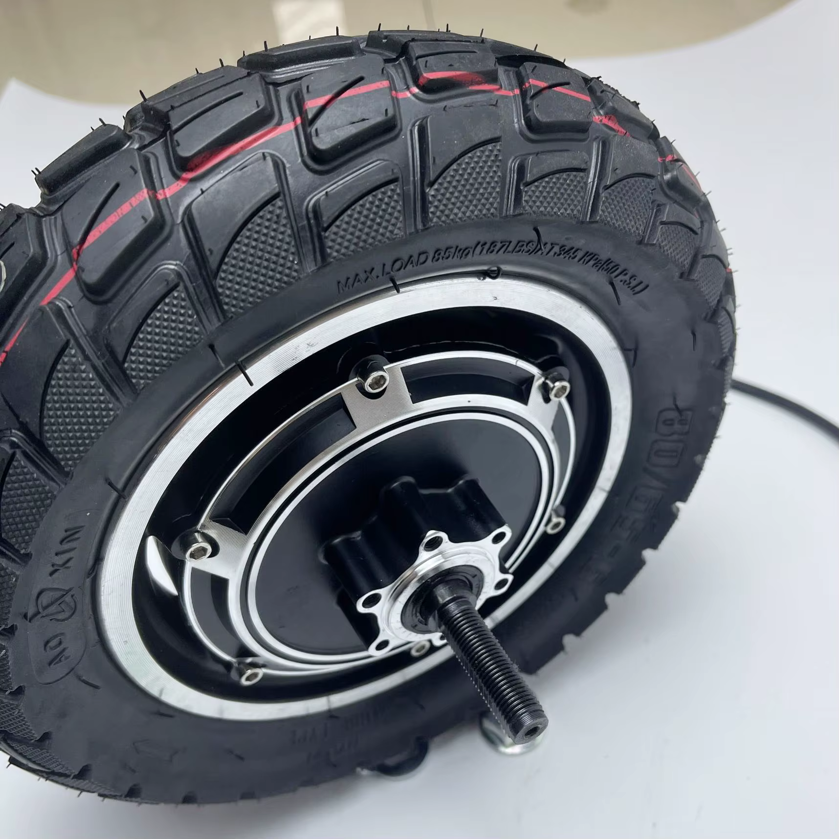 Roue de moteur de vélo électrique pour scooter pliant à double entraînement