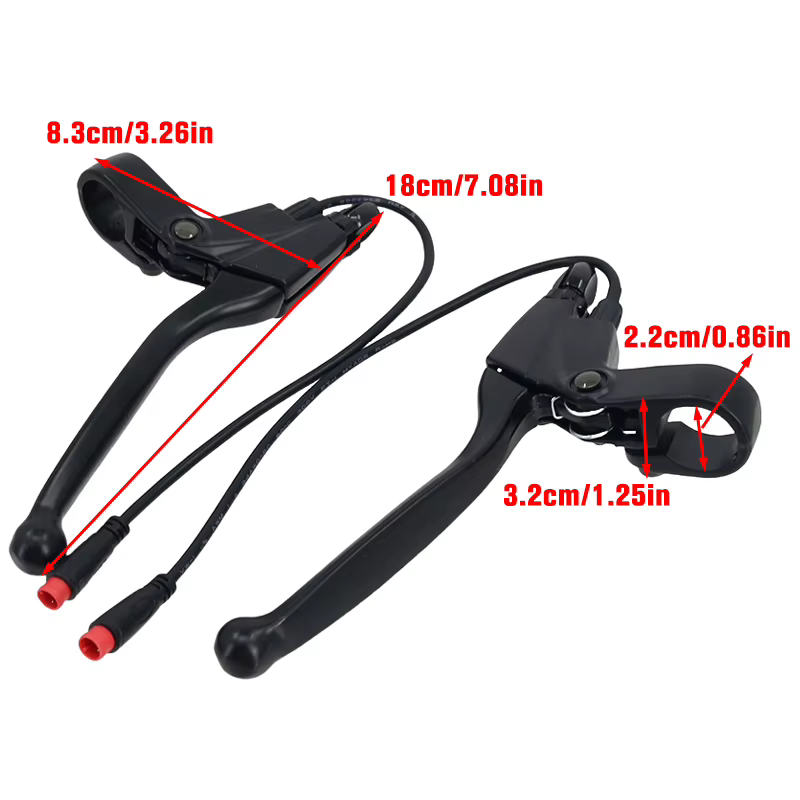 1 paire de leviers de frein pour vélo électrique