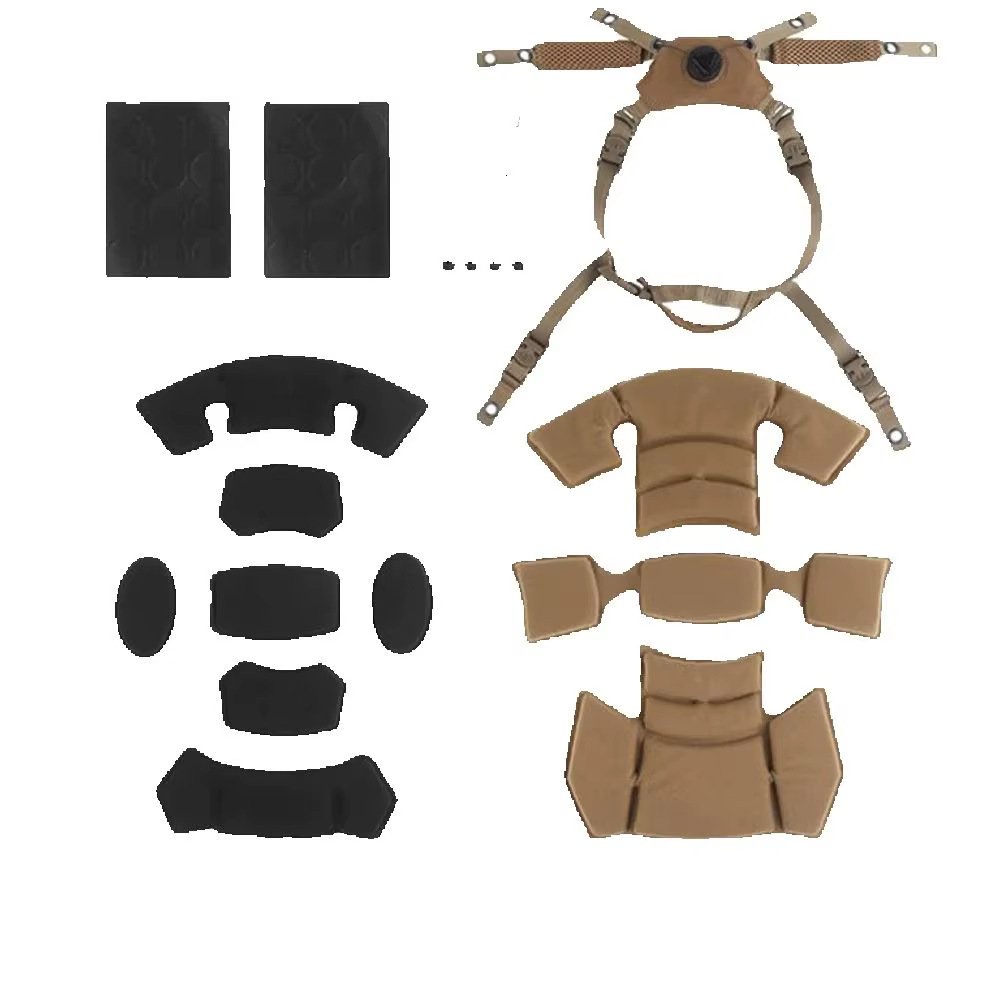 Coussinets de doublure de casque Team Wendy 3.0 + mentonnière pour accessoires