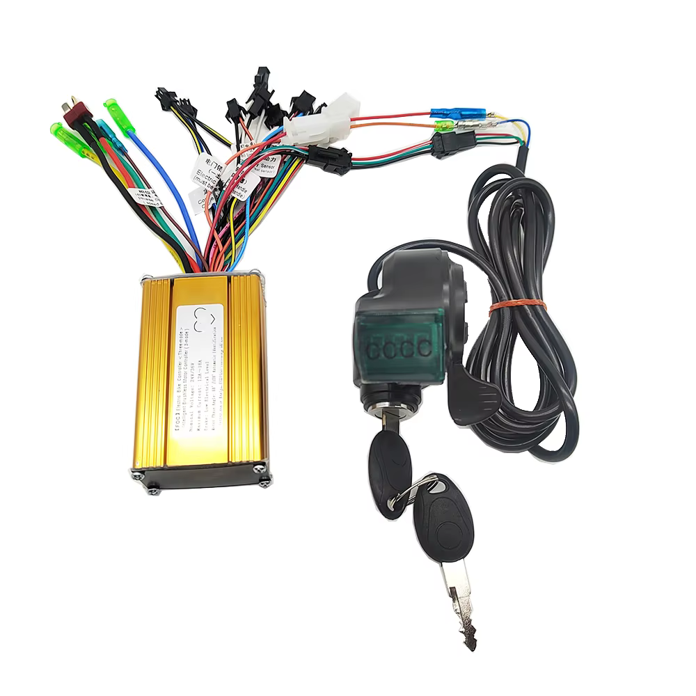 Contrôleur sans balais pour Scooter électrique 24V 36V 48V avec accélérateur à poignée torsadée 250W 350W 12A 13A 15A