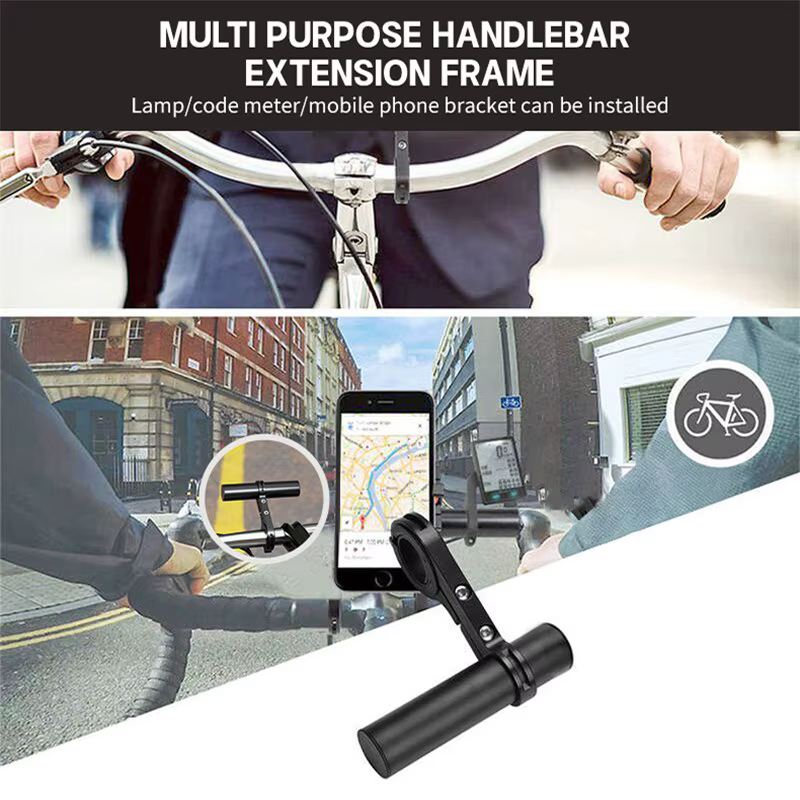 Extension de guidon de vélo multifonctionnelle