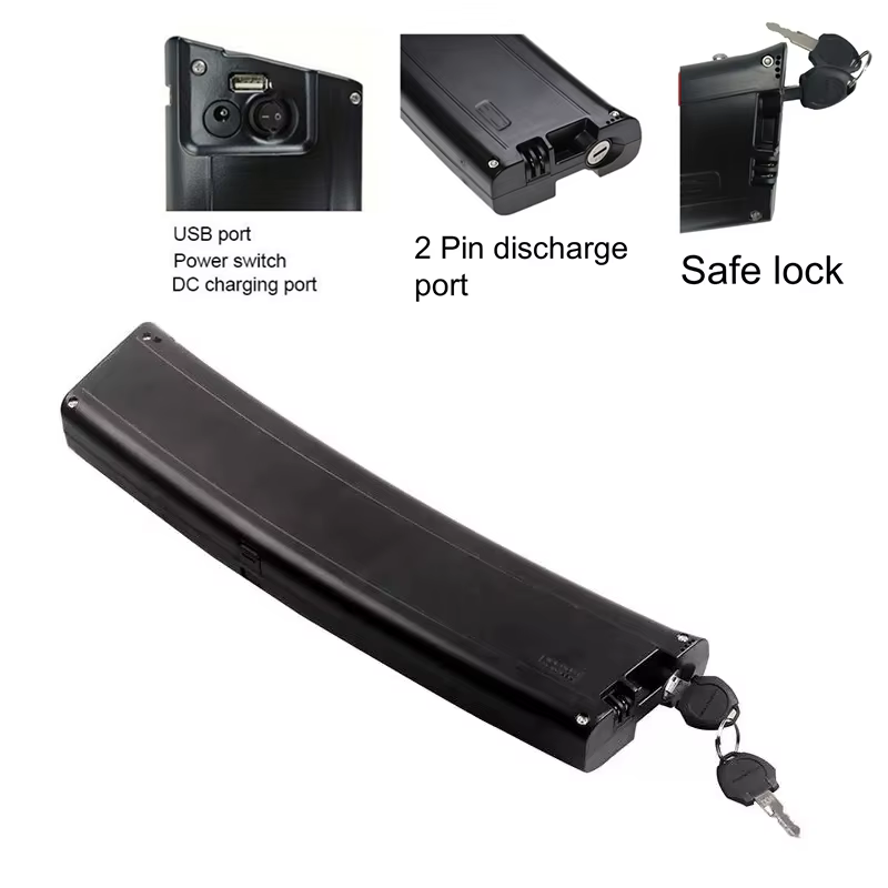 Batterie de vélo électrique pliable Reention Scimitar 36V 7.8Ah 9.6Ah 10.5Ah pour vélos électriques Jupiter Summit Lyon Carrera Crosscity
