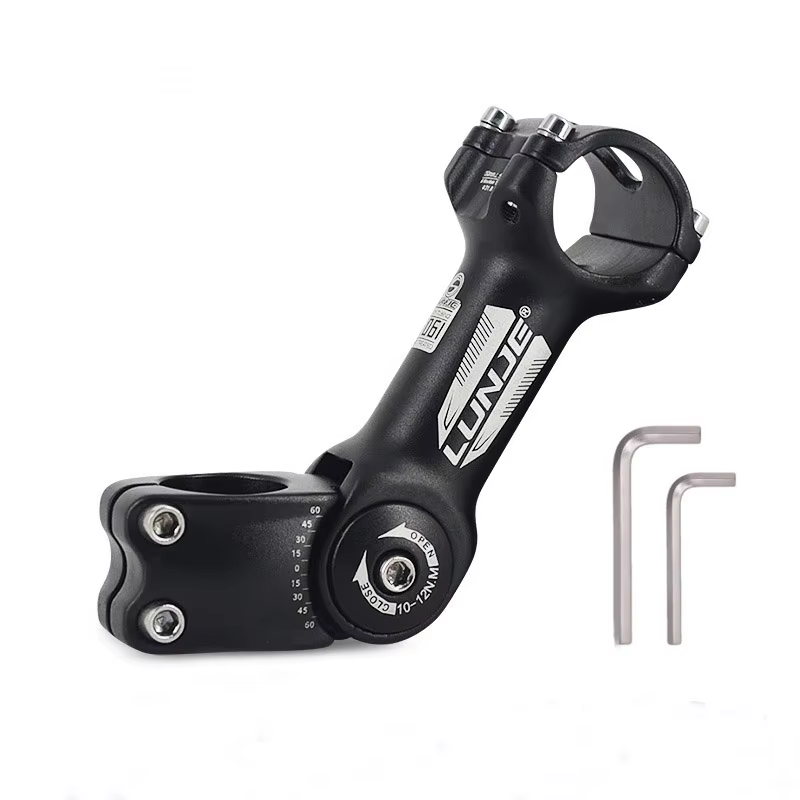 Potence ajustable pour guidon de vélo de route et VTT