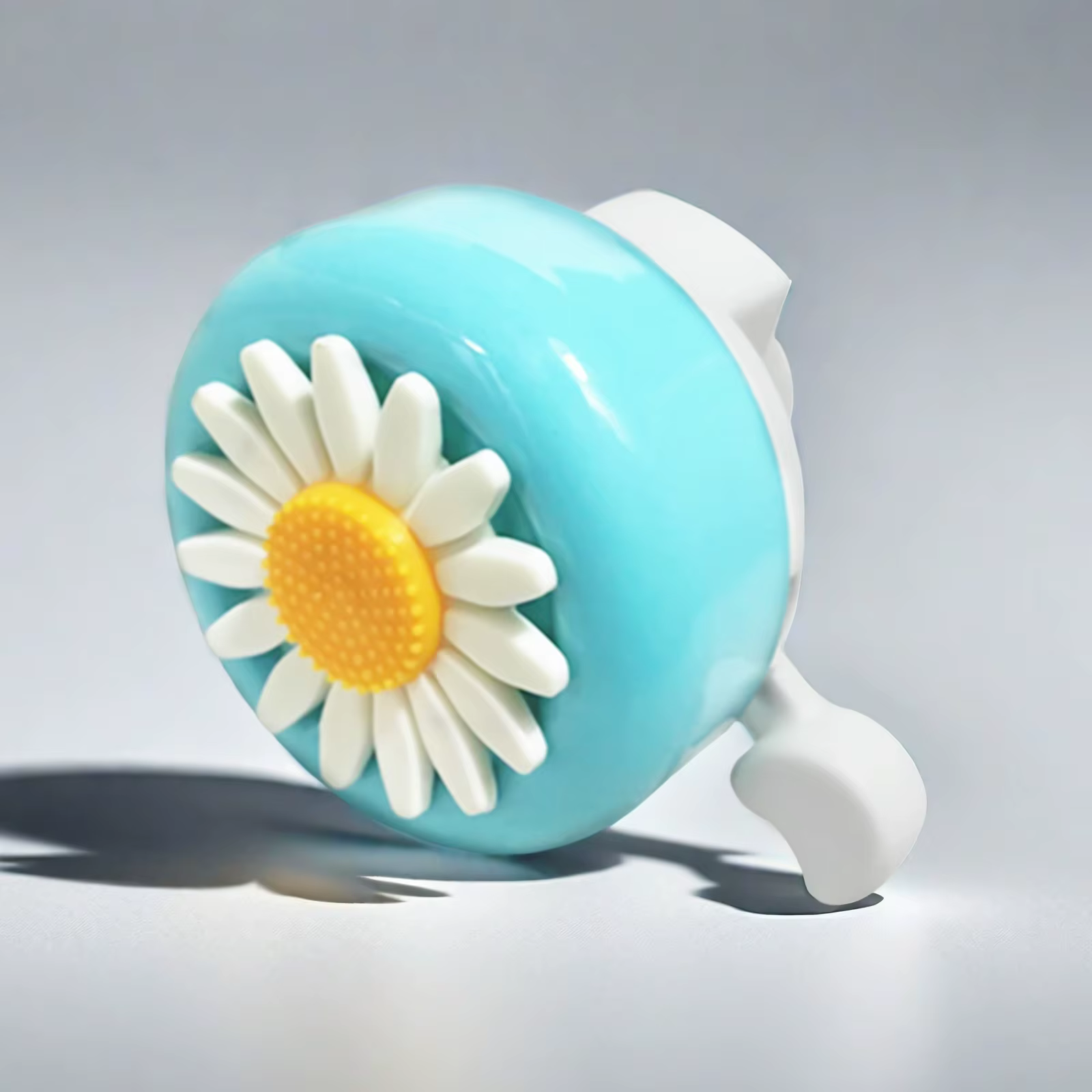 Cloche de vélo à fleur rose/rouge/bleu
