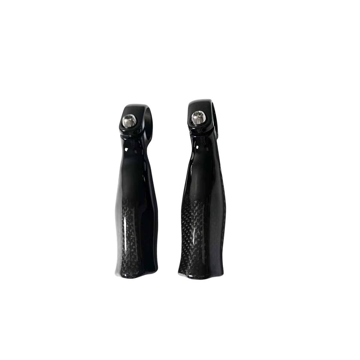 ASIACOM Poignées de guidon de vélo en aluminium et fibre de carbone