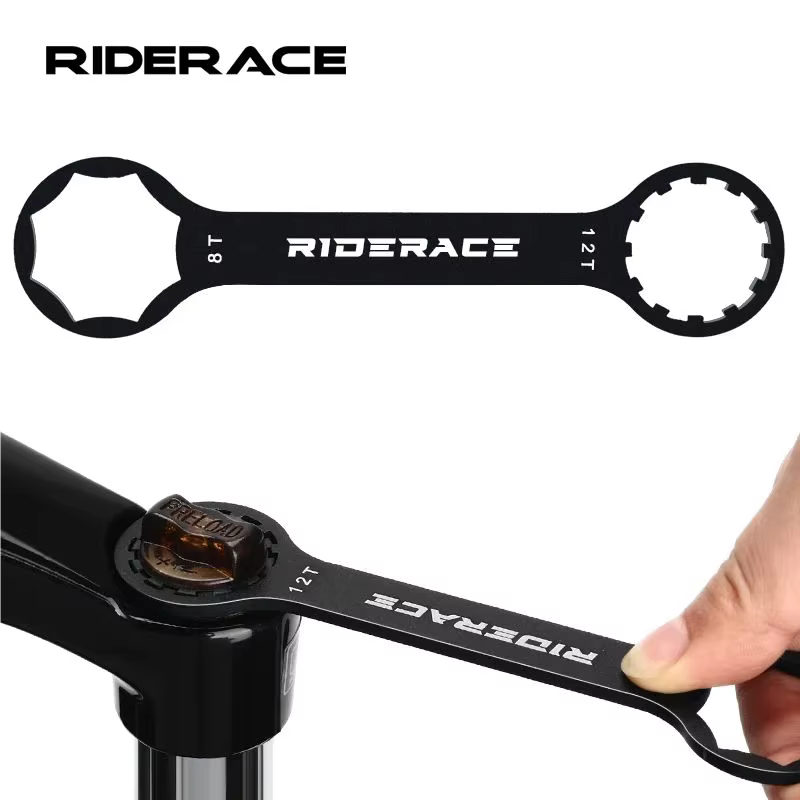 RIDERACE clé de fourche avant de vélo clé VTT outil d'installation de retrait de capuchon de Suspension pour Suntour XCM XCR XCT RST