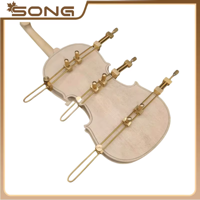 Pinces de débogage de fissures de réparation en laiton pour violon/violoncelle, réparer les côtes et l'arrière du violon, outils Luthier, outils pour violon