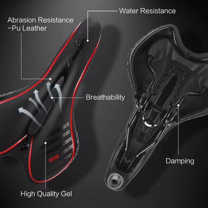 Selle de vélo de montagne confortable pour hommes et femmes