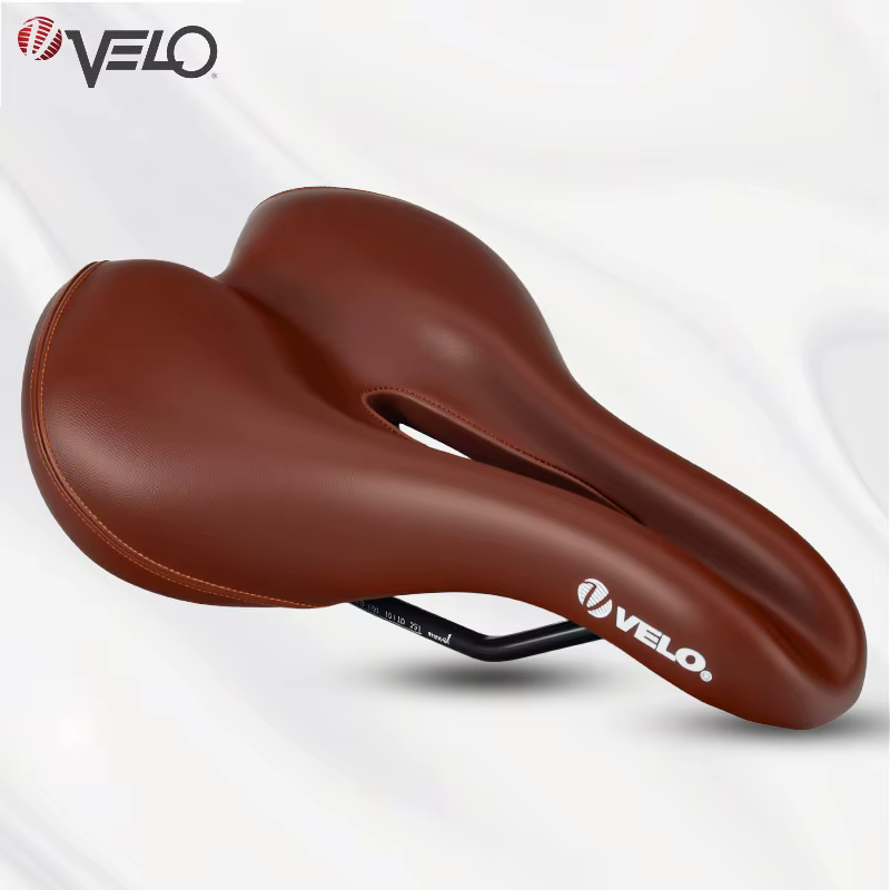 Selle de vélo VELO Original VL-4126 pour femme, en PU, creuse, confortable, avec absorption des chocs, pour VTT, route, vélo pliant