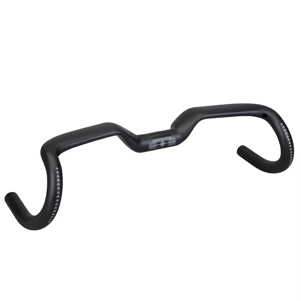 Poignée de gravier 14 ° Guidon de vélo en carbone