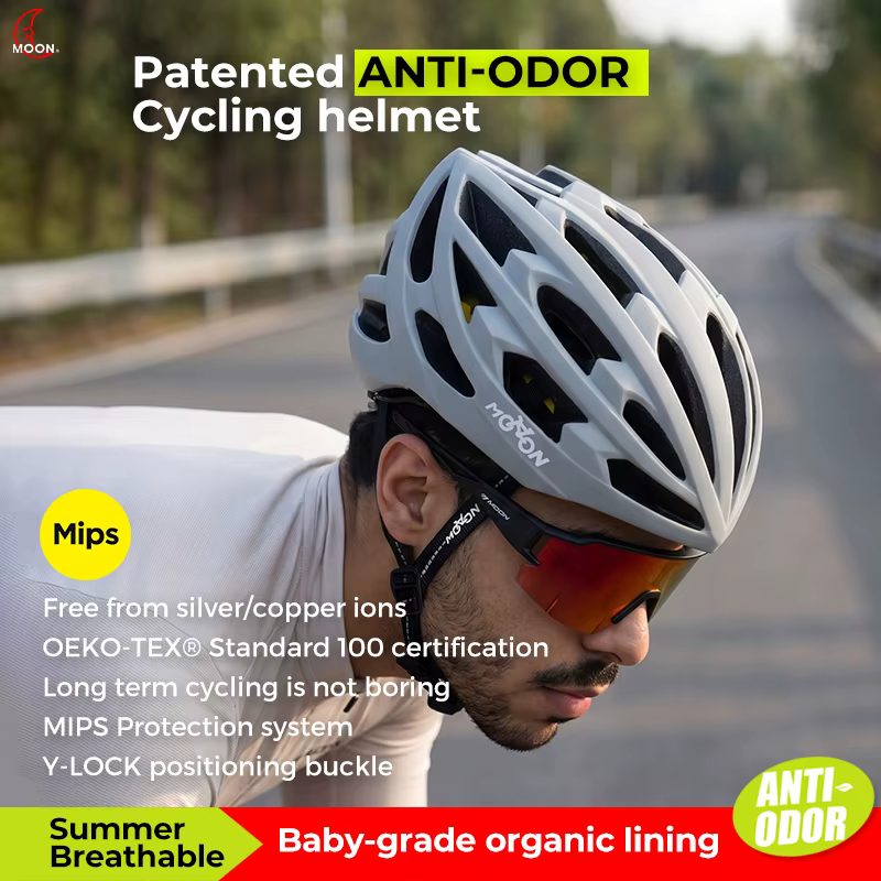 Casque de vélo MOON avec système de sécurité Mips pour hommes et femmes