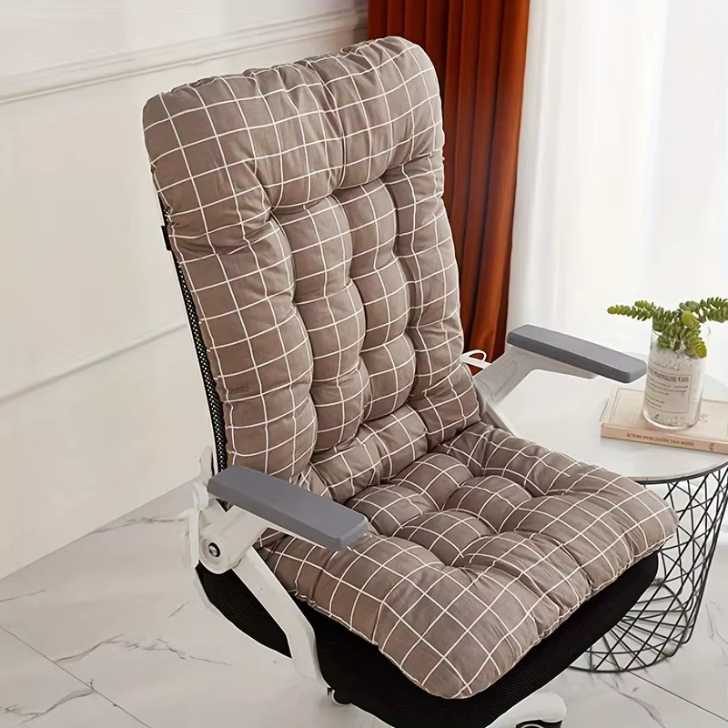 Coussin de chaise de bureau ergonomique avec support dorsal intégré - Convient pour une utilisation multifonctionnelle à la maison et en voiture