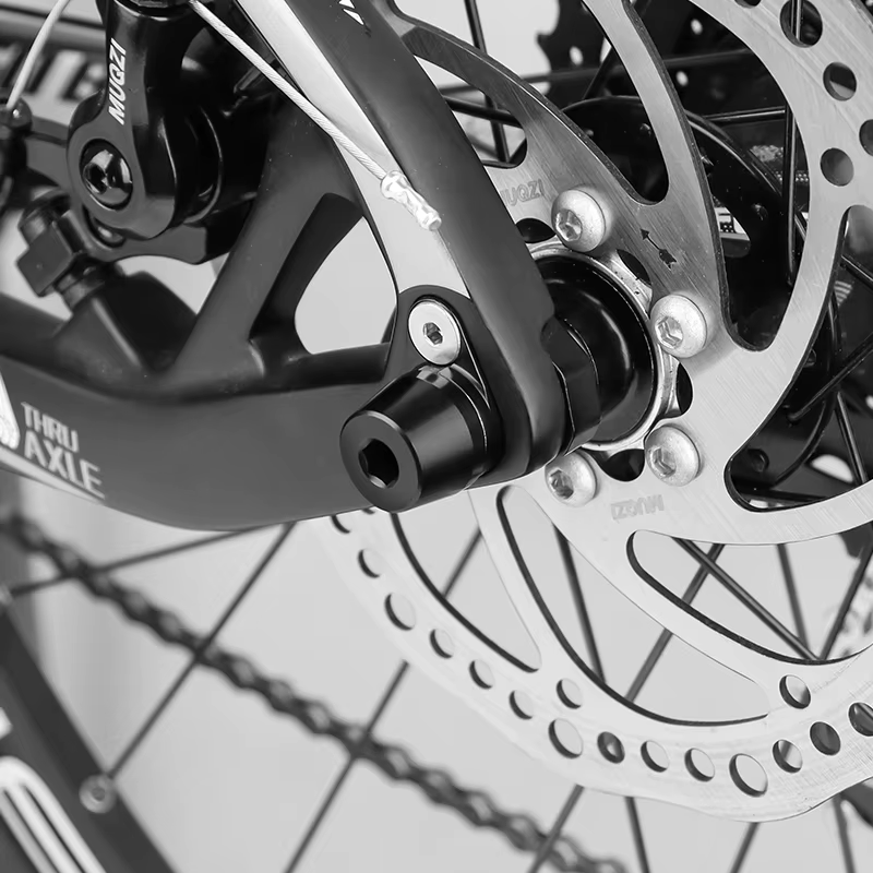 MUQZI Axe traversant pour simulateur de vélo d'intérieur, filetage M12x1.0/1.5/1.75, pour plateforme de cyclisme, axe de vélo, fourche et moyeu avant/arrière