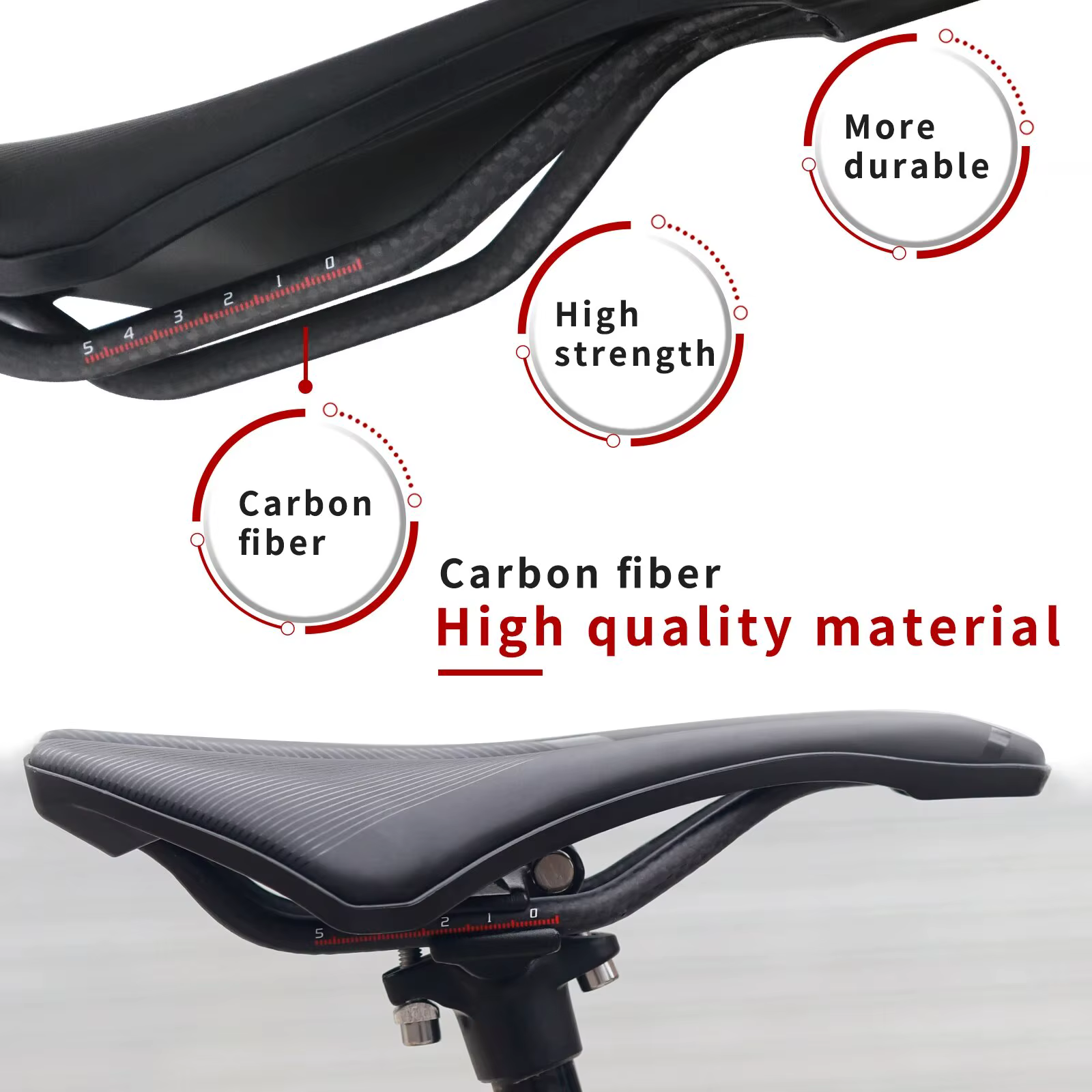 Selle Ultralégère en Carbone 143