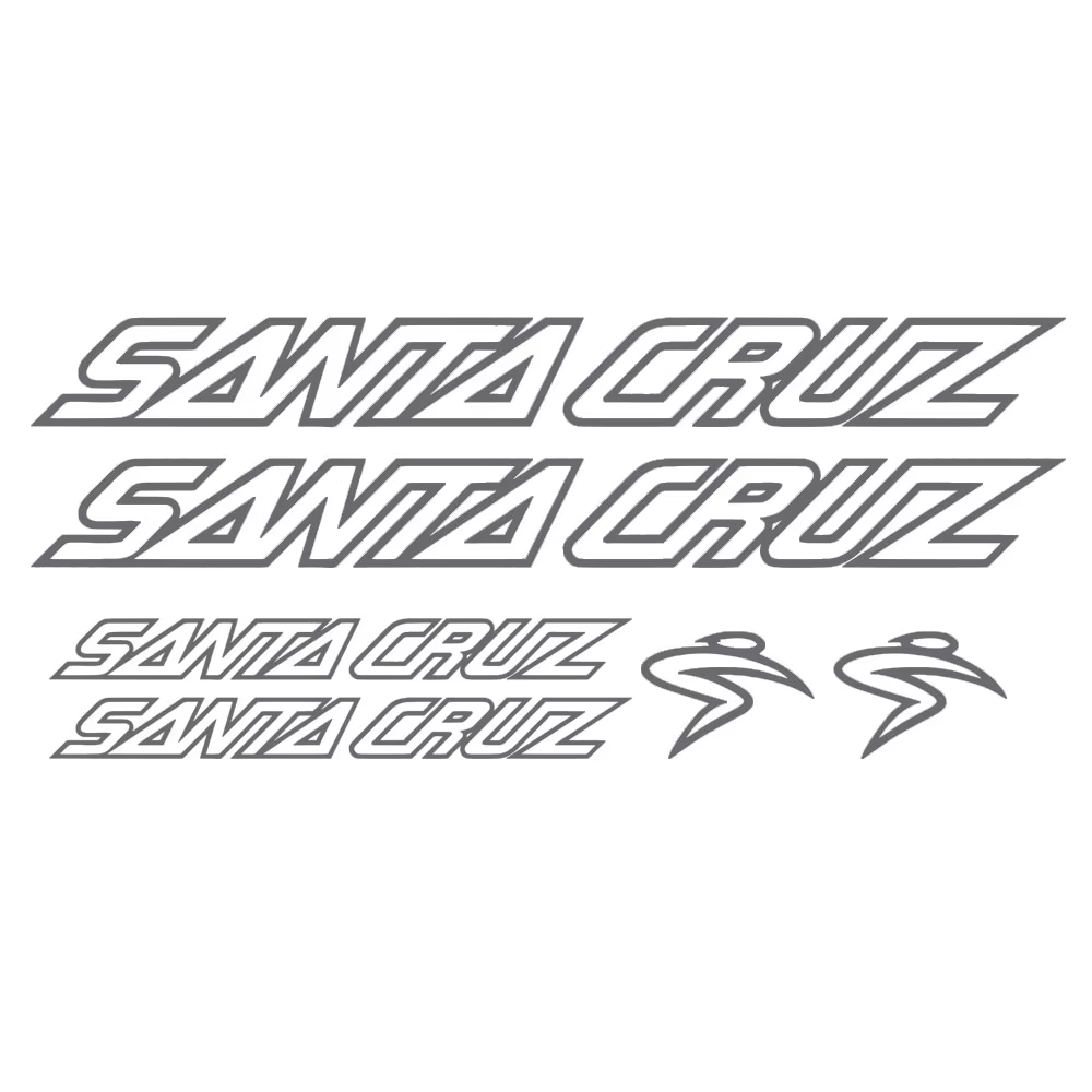 pour ensemble d'autocollants/autocollants de vélo Santa Cruz