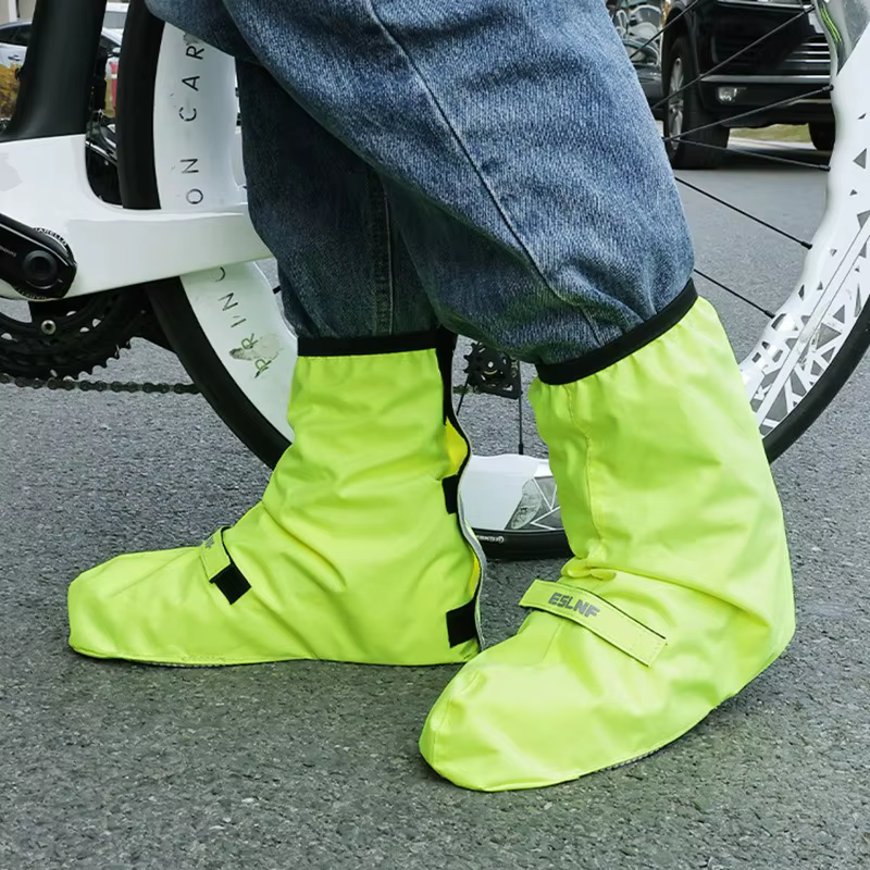 1 paire de couvre-chaussures de cyclisme épaissis