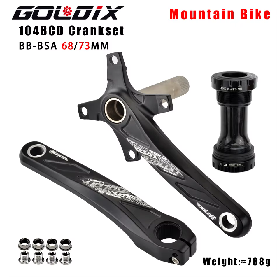 GOLDIX – plateau de manivelle de vélo 104BCD