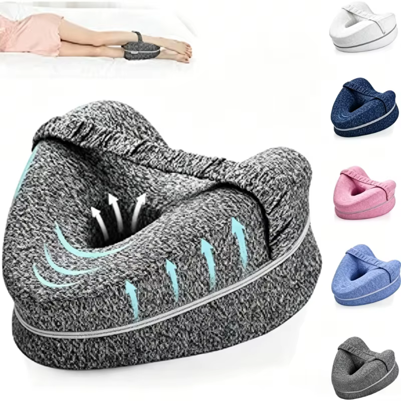 Coussin de soutien pour les genoux et les jambes pour les dormeurs latéraux, coussin orthopédique d'alignement, soulage la douleur au dos, aux hanches et aux genoux, améliore la posture de sommeil
