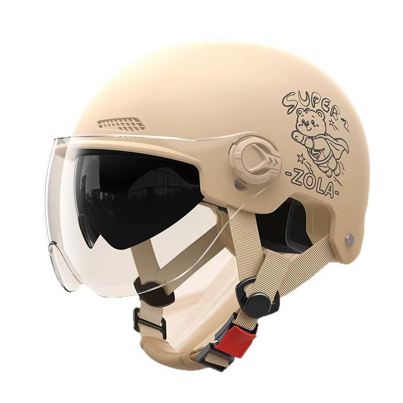 Demi-casque de moto électrique