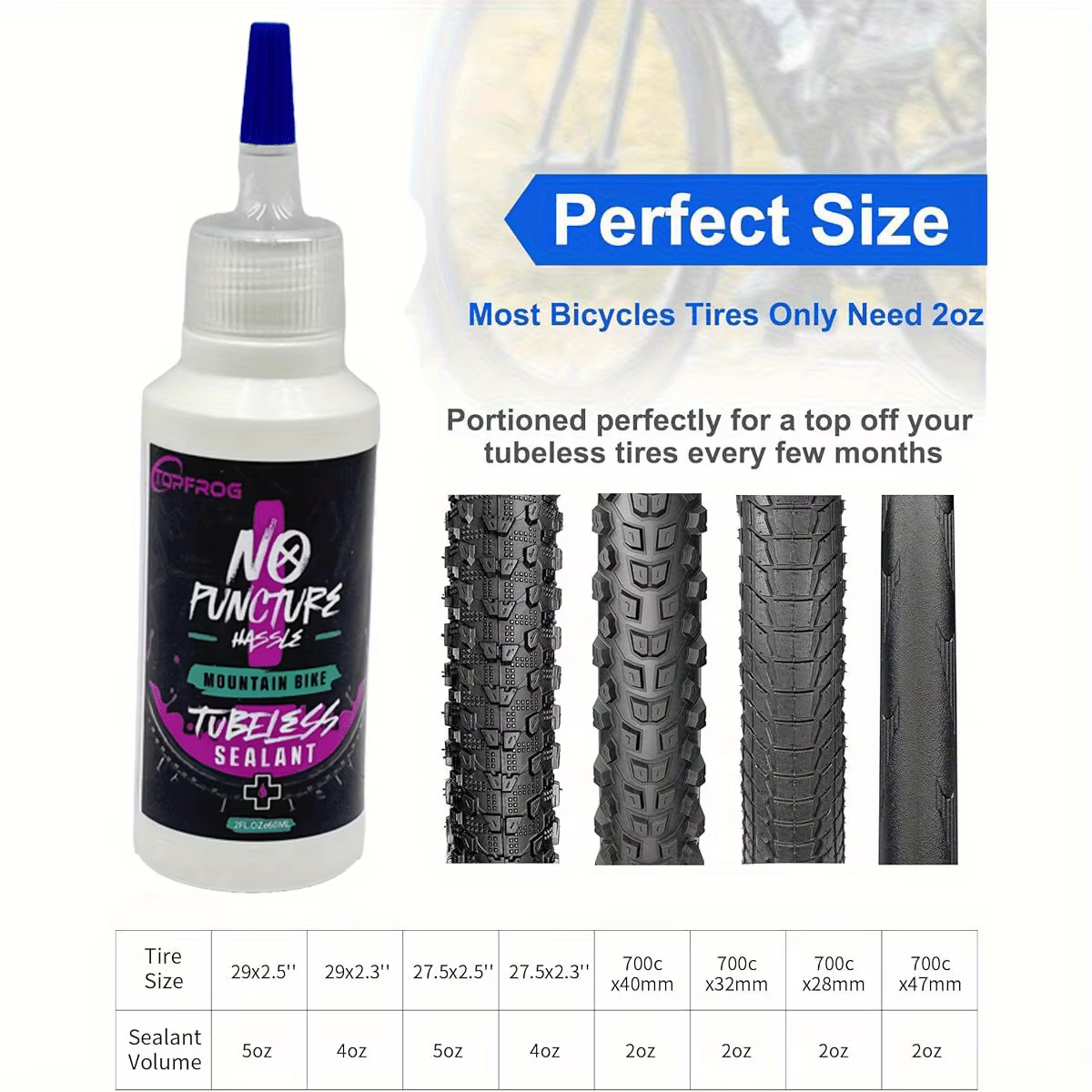 Scellant pour pneus de vélo