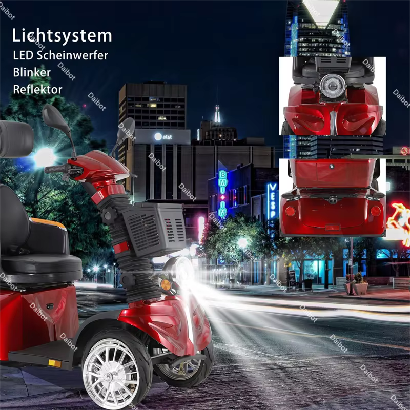Scooter électrique pliant à 4 roues