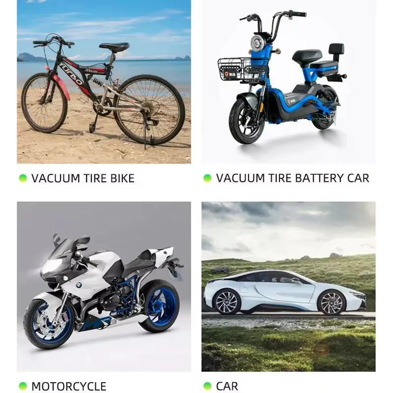 8 pièces Valve lumineuse moto vélo