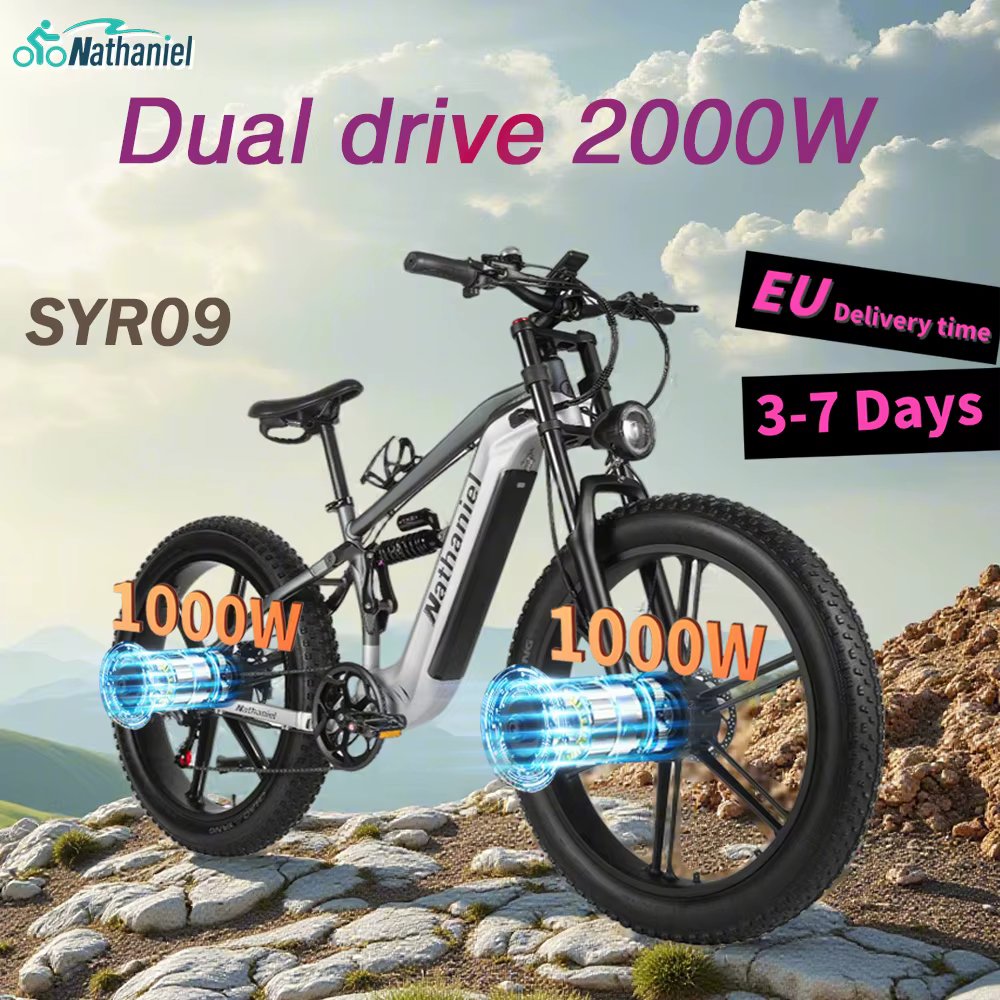 Vélo électrique Nathaniel 2000W SYR09 à double transmission