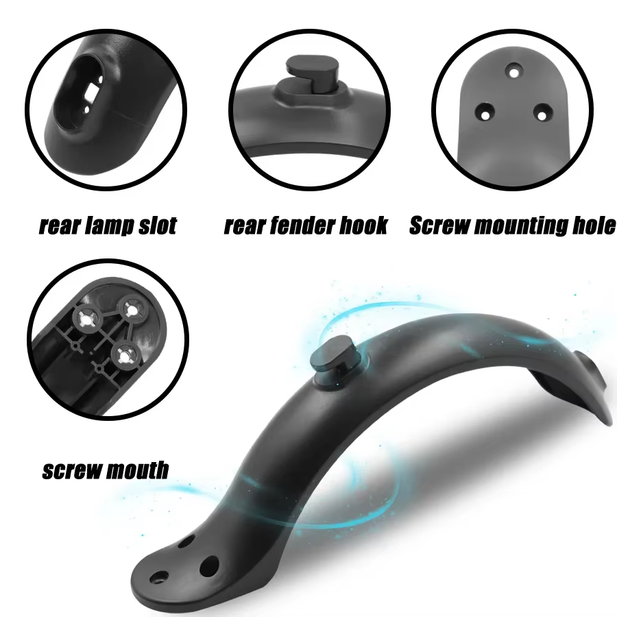 Garde-boue arrière de Skateboard pour Scooter électrique Xiaomi M365 Pro