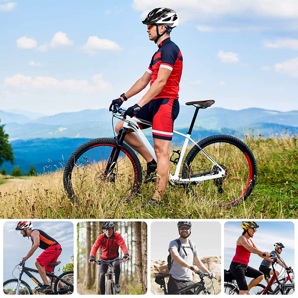 Siège de vélo de route de montagne confortable coussin de cyclisme souple selle