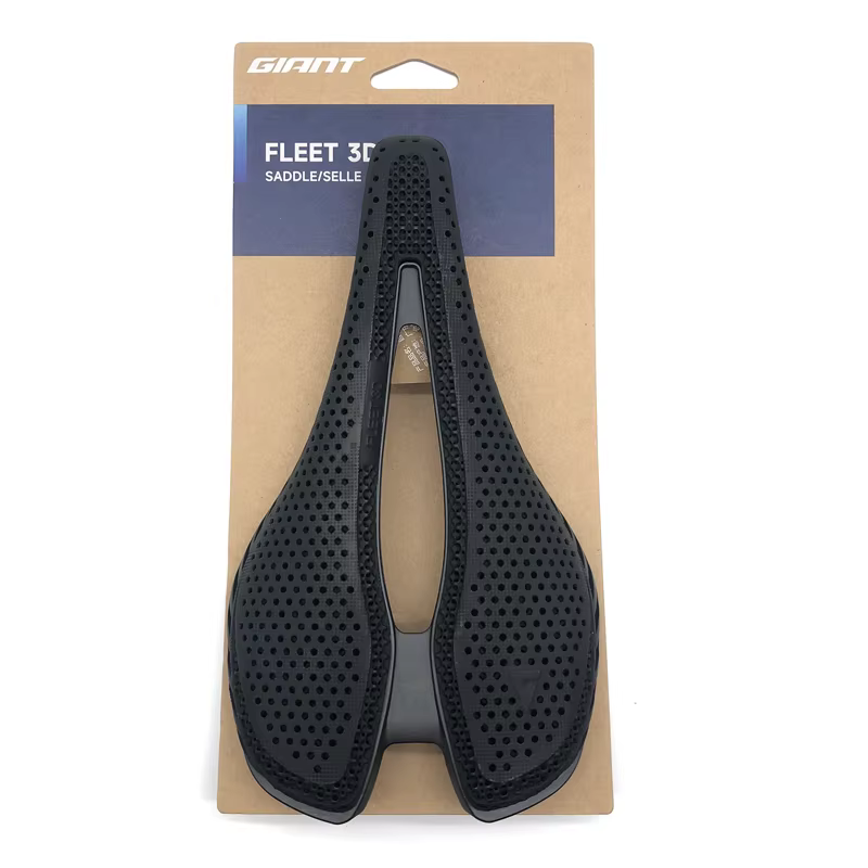 GIANT FLEET 3D imprimé Selle vélo 3D siège ultraléger NYLON fibre creux confortable respirant vtt gravier