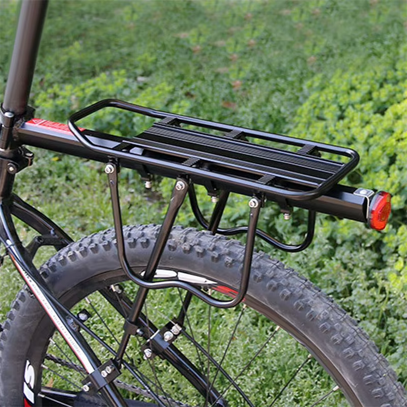 Porte-bagages arrière T1 en alliage d'aluminium pour vélo de route et VTT
