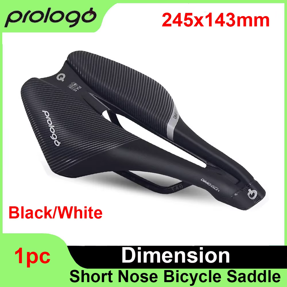 1pc Prologo Dimension 245x143mm unisexe nez court selle de vélo