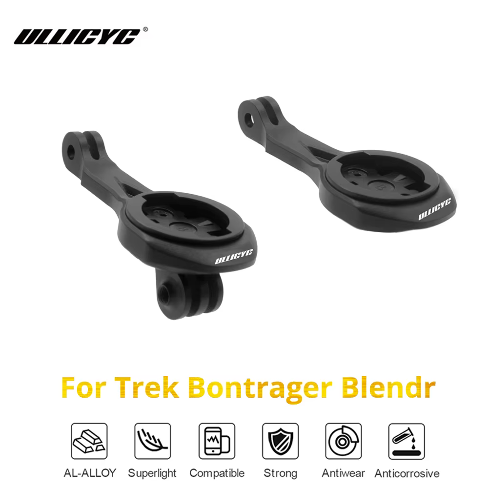 Pour Trek Bontrager Blendr BMC ICS Cervelo tige de vélo guidon avant Gopro Combo support pour Garmin Wahoo Bryton