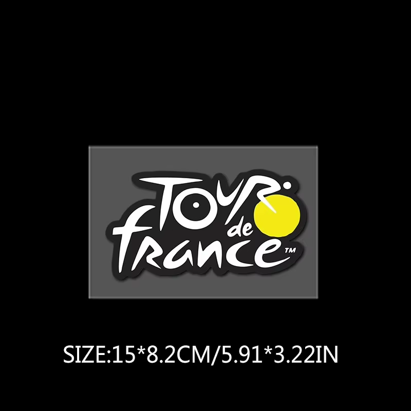 Autocollant en vinyle avec logo du Tour de France
