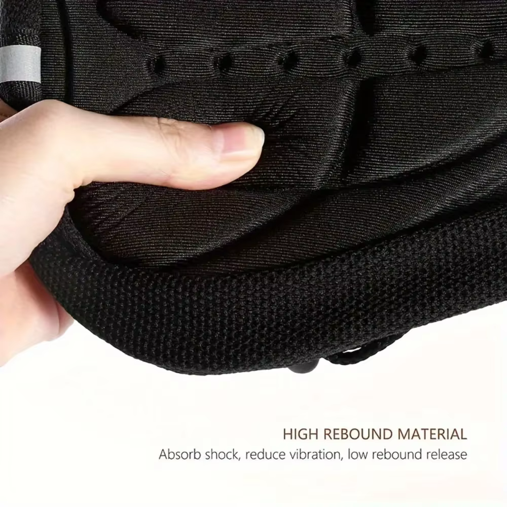 Coussin de siège de vélo confortable avec absorption des chocs et design 3D respirant