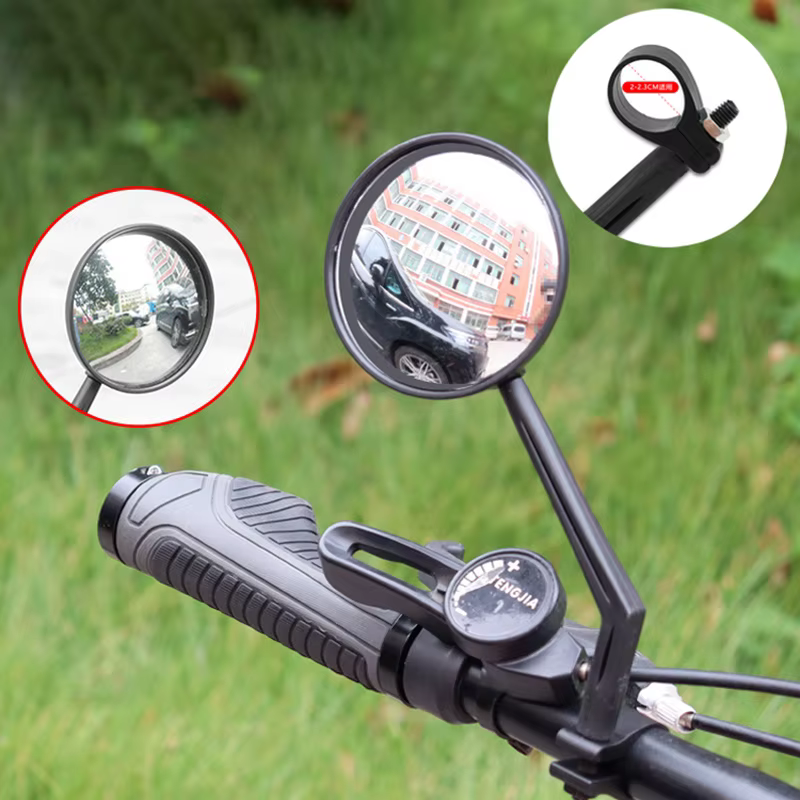 Miroir rond de sécurité pour vélo de route et VTT
