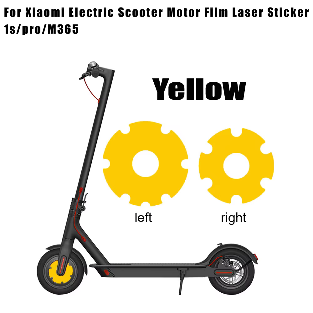 Autocollant de roue avant de Scooters