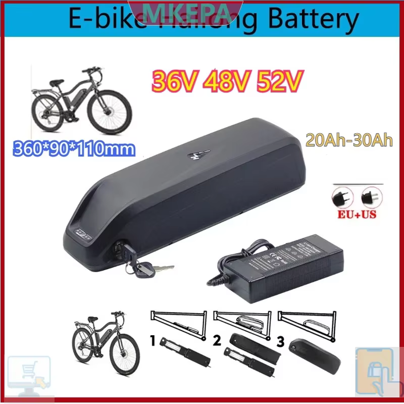 🔋 36-48-52V pour batterie Hailong de VTT électrique à moteur avec BMS 20Ah 30Ah