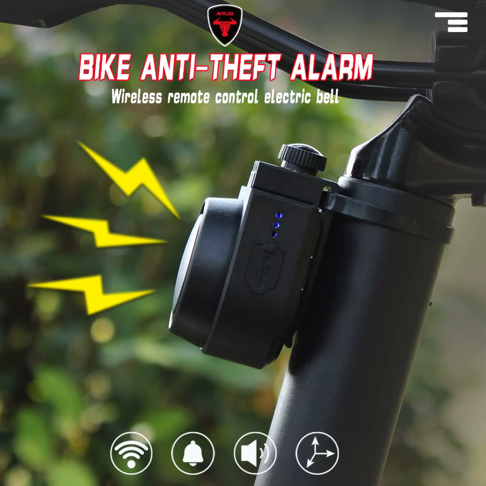 Système d'alarme de sécurité pour vélo et moto ANTUSI