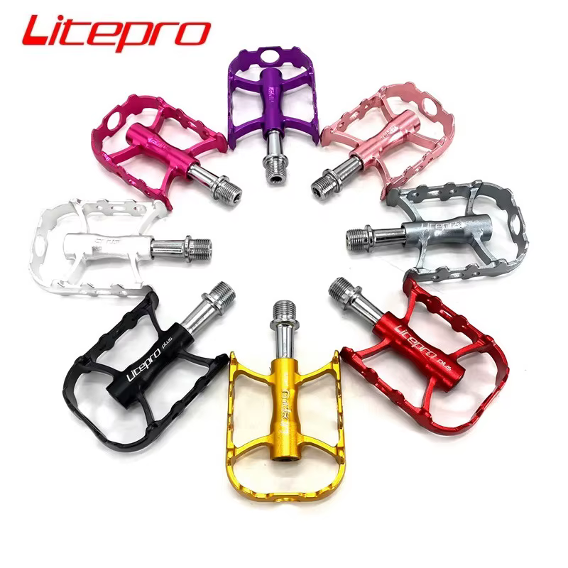 Litepro-Pédale de vélo pliante ultralégère