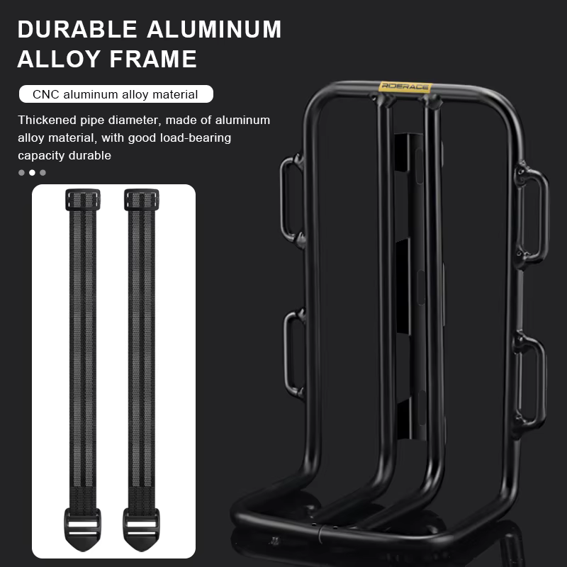 Porte-bagages en alliage d'aluminium pour vélo de route
